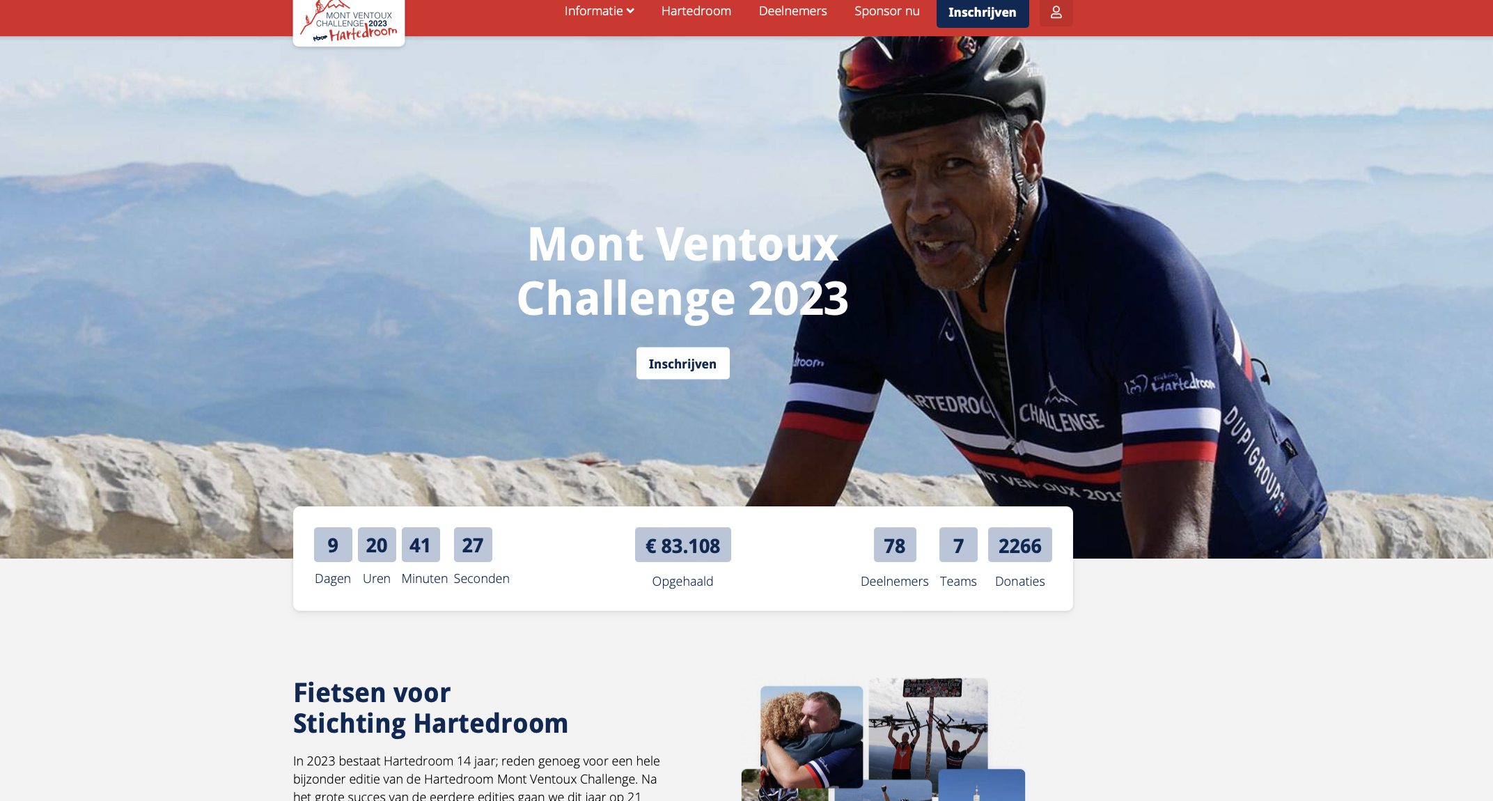 Hartedroom, Mont Ventoux, cardiomyopathie